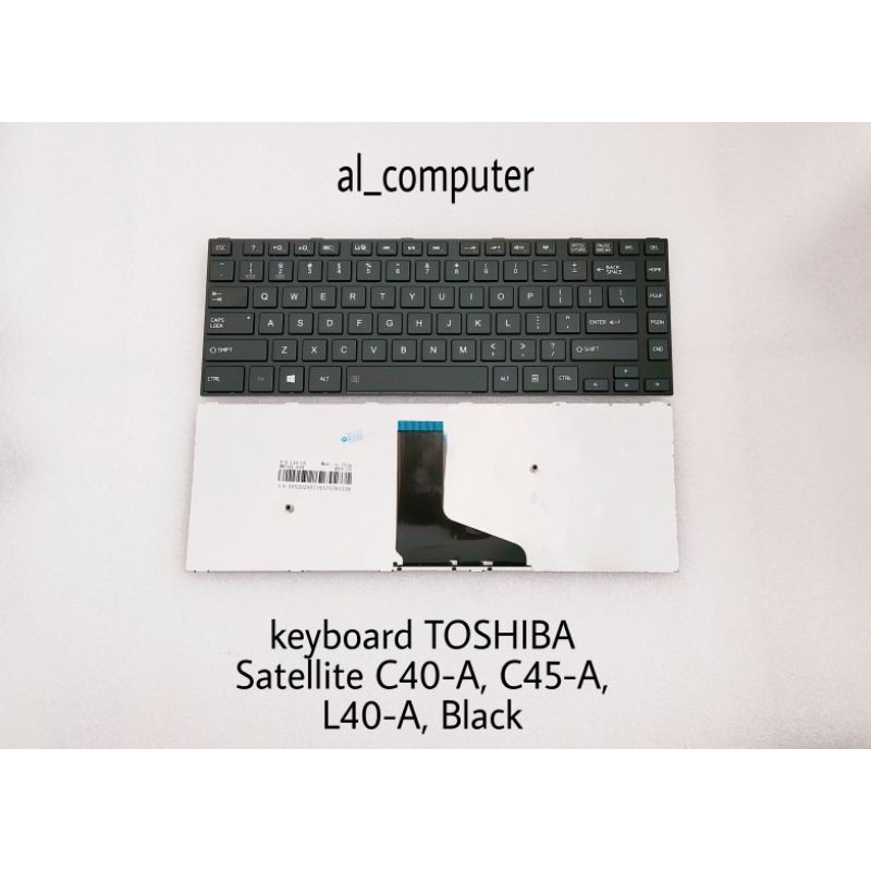 keyboard TOSHIBA Satellite C40-A, C45-A, L40-A Black