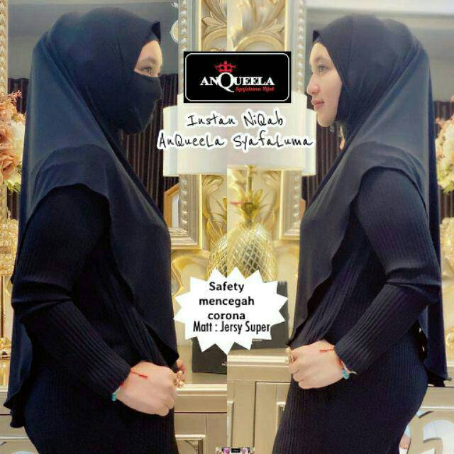 Hijab instan nikab ANQUEELA syafaluma