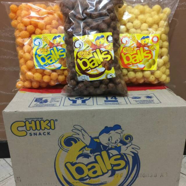 

Chiki Balls Ayam & Keju 200gr, Cokelat 250gr