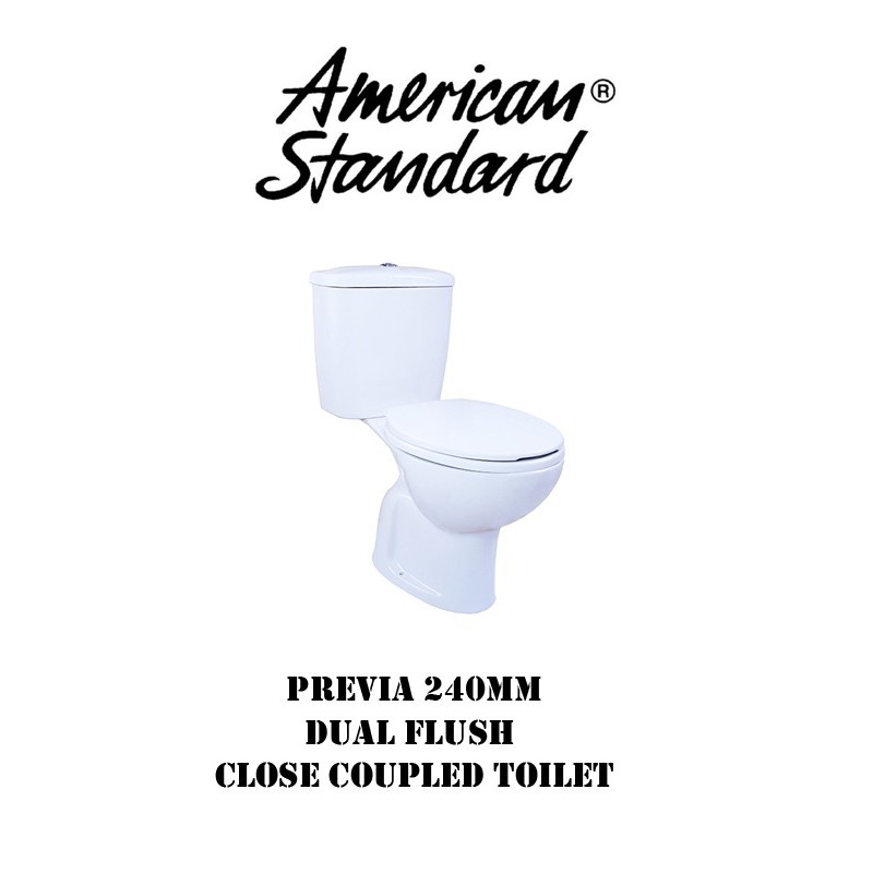 CLOSET DUDUK/ MONOBLOK AMERICAN STANDARD PREVIA DUAL FLUSH