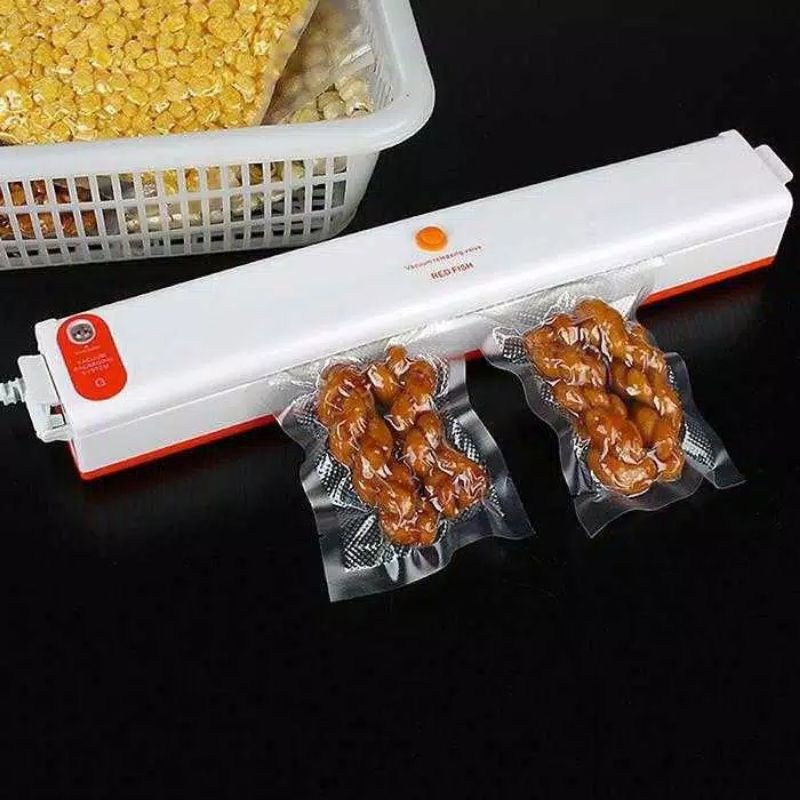 VACUM SEALER ELEKTRIK / Mesin Pembungkus Makanan / Vacuum Sealer Elektrik Plastik 220V 100W