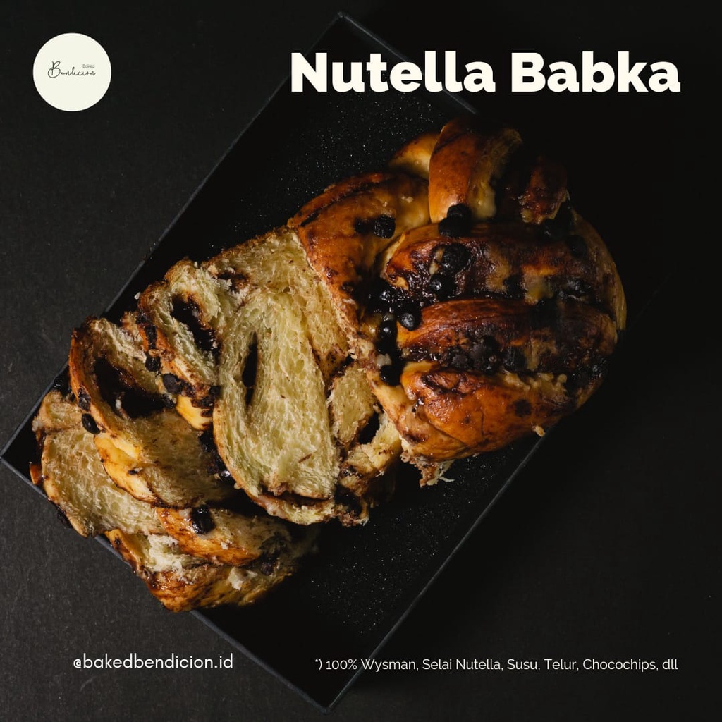 

Nutella Babka Bread - Roti Babka Nutella