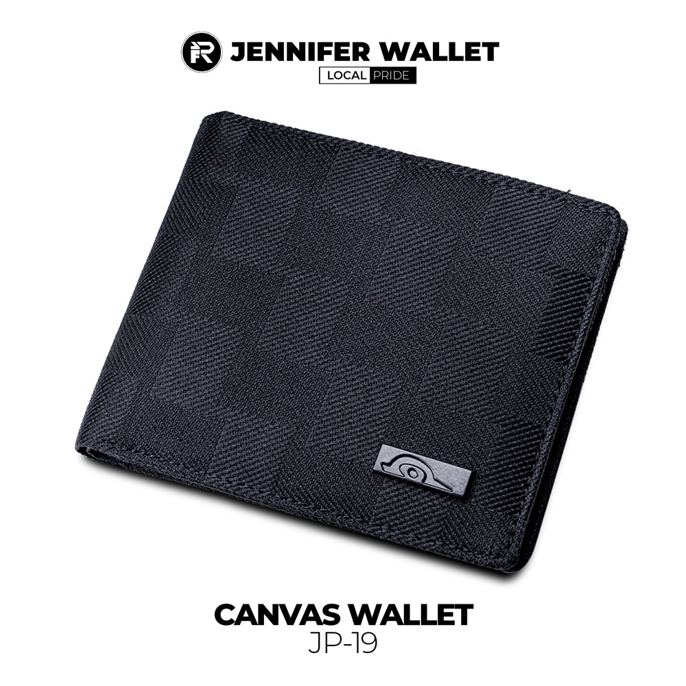 JFR Fashion Dompet Pria Bahan Kulit Canvas JP19