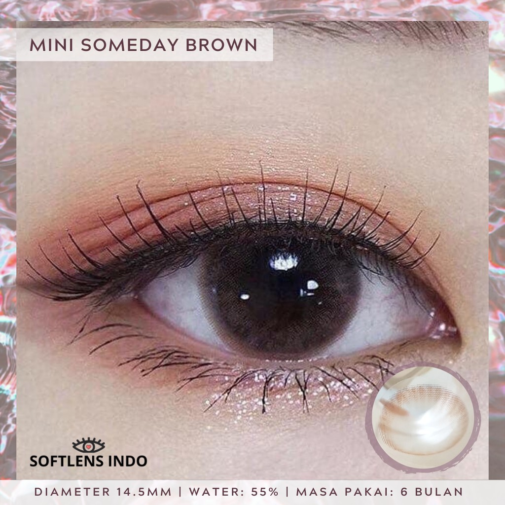 

Softlens kitty kawaii mini someday brown/ coklat