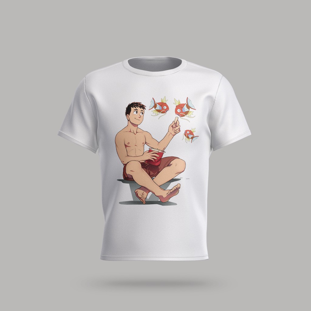 Kaos Pokemon Feeding Magikarp
