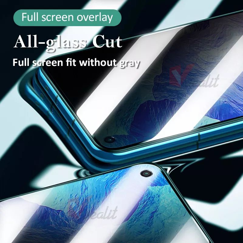 Tempered Glass Anti Spy Oppo Reno 8 Lite Full Layar Screen Protector