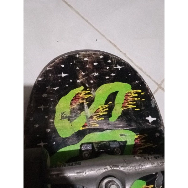 Satu set papan Skateboard second  deck scratch
