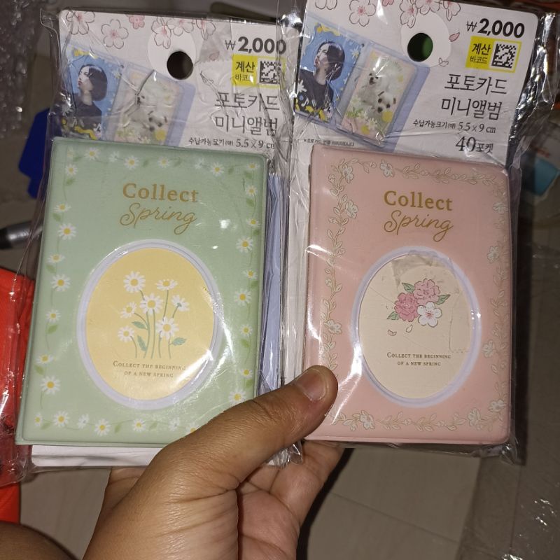 KOLBUK DAISO COLLECT BOOK DAISO SPRING PINK AND GREEN