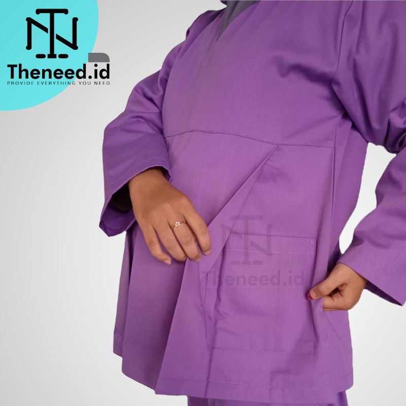 BAJU ATASAN SAJA IBU HAMIL - BAJU OKA DOKTER JAGA OPERASI BAJU OK BAJU PERAWAT SERAGAM MEDIS BAJU SC