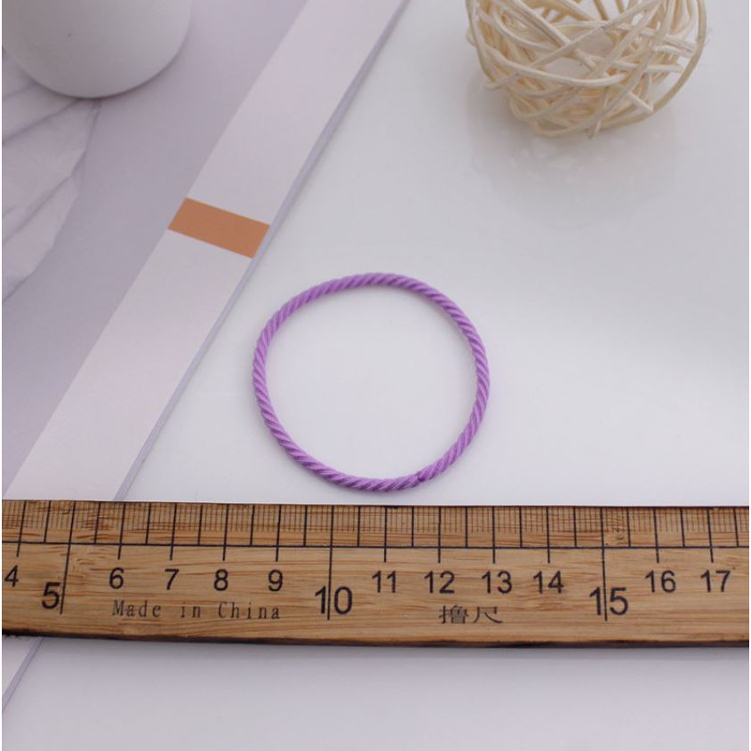 Ikat Rambut Korea Elastis / Karet Kunciran - Aksesoris Fashion - Aksesoris Rambut
