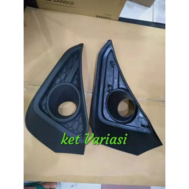 Cover foglamp all new Rush/ Terios 2018 2020 2022  model Trd Hitam