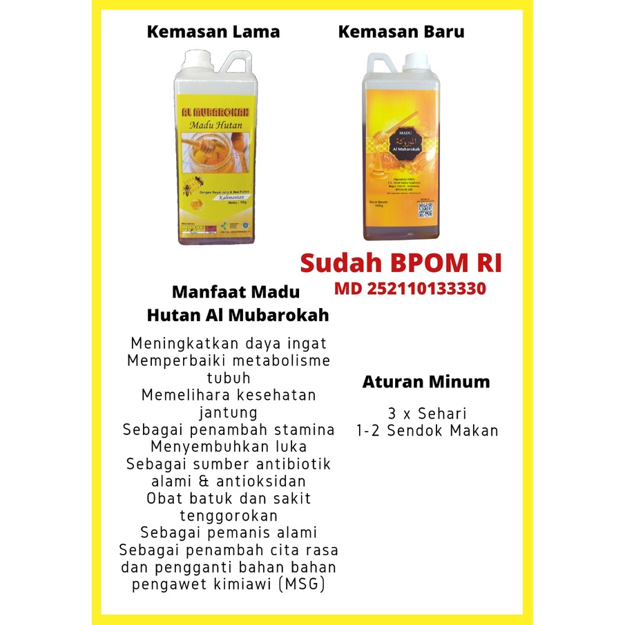 Harga Murah Madu Hutan Kalimantan Beepoolen Royal Jelly