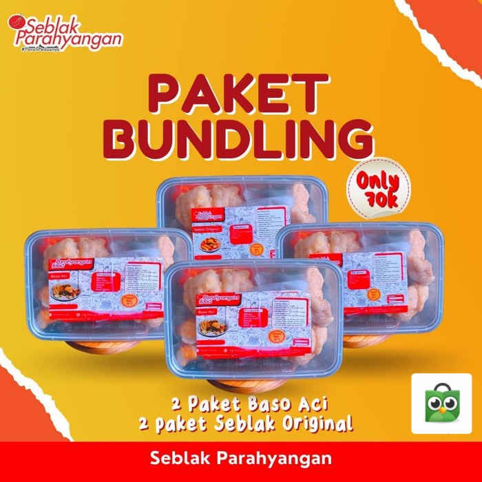 

2Pcs Baso Aci + 2pcs Seblak Original Frozen food by Seblak Original - BARU