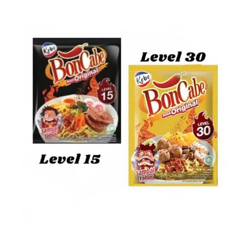 

BONCABE SACHET LEVEL 15 6gr/ LEVEL 30 4,5gr isi 12