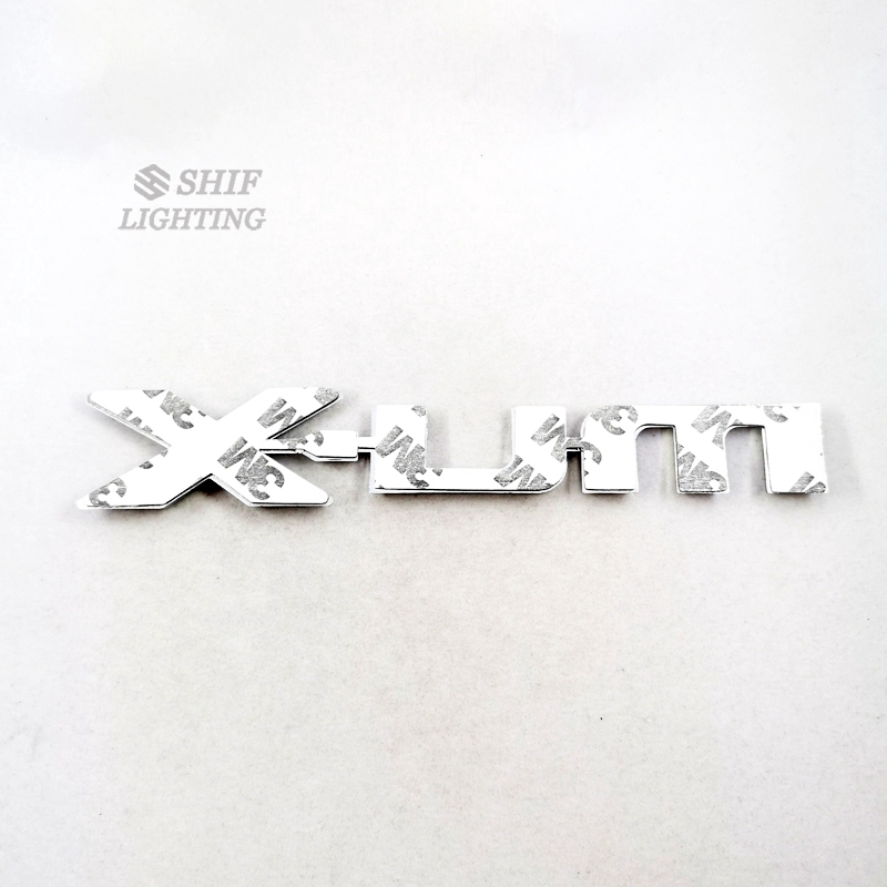 1Pc Stiker Emblem Logo MUX MU-X Bahan ABS Krom Untuk Bagasi Belakang Mobil ISUZU