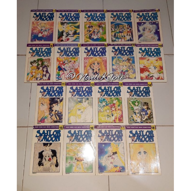 Komik Sailormoon / Sailor Moon 1-18 Tamat