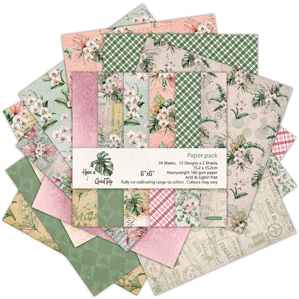 Kertas Scrapbooking Agustina DIY Pattern Spring Craft Paper