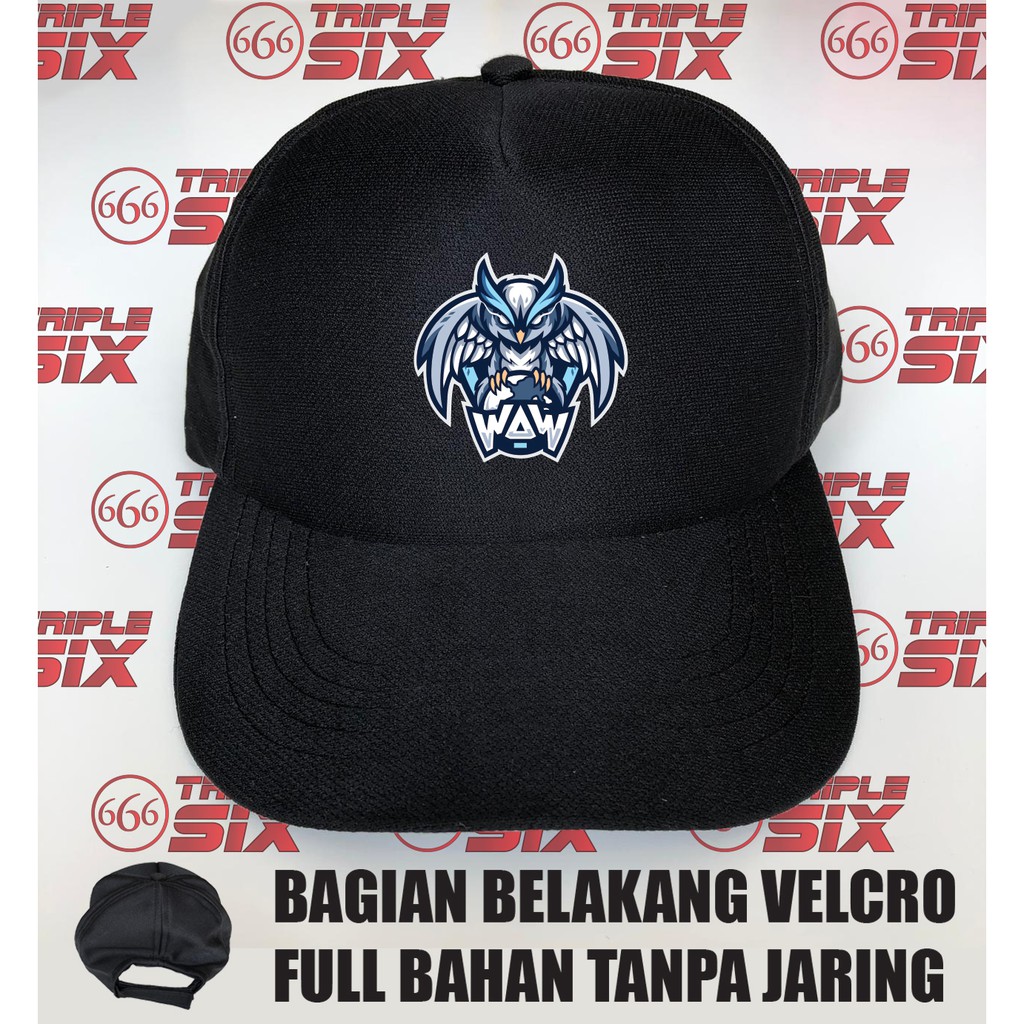 Topi Full Bahan Esports WAW we against the world