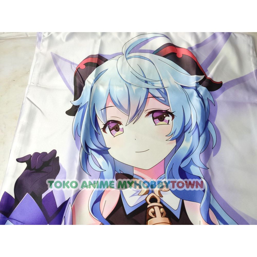 Sarung Bantal Anime Dakimakura Genshin Impact : Ganyu Cute