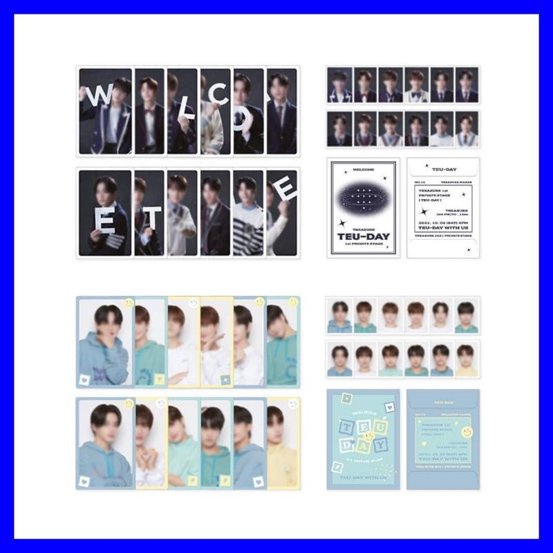 [SHARING] TREASURE - TEUDAY PHOTOCARD SET