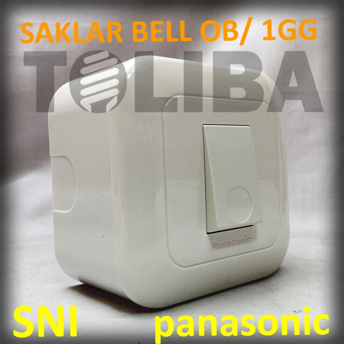 saklar bell outbow ob panasonic / tombol knop bell push button push on saklar bel sni