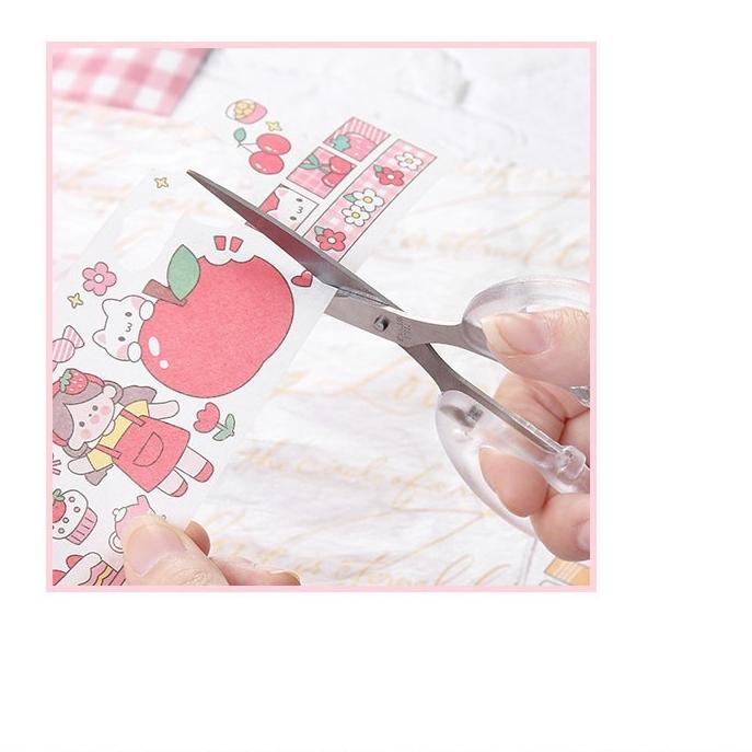 

Terbaru dan terlaris Gunting Pemotong Kertas Transparan Aesthetic Clear Scissors