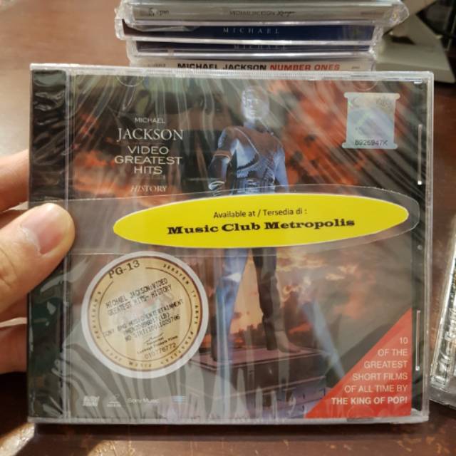 VCD MICHAEL JACKSON - HISTORY VIDEO GREATEST HITS IMPORTED