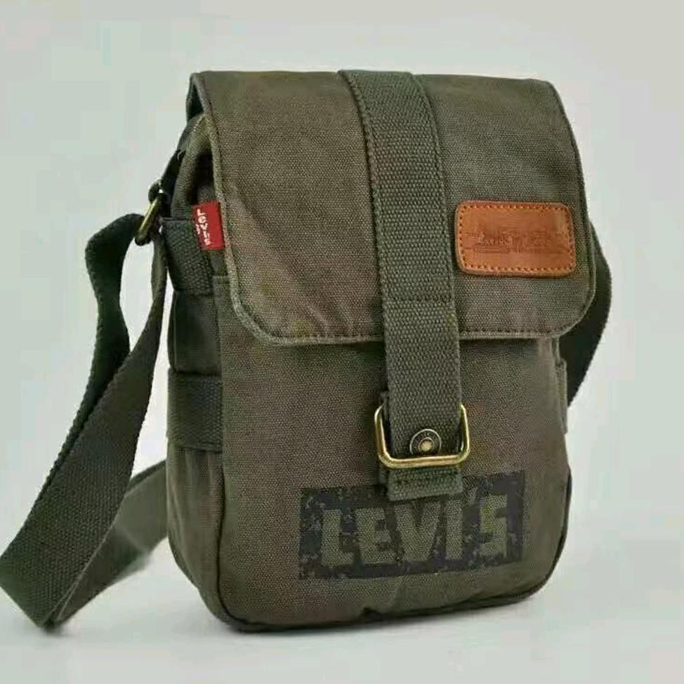 Paling Murah!! Tas Selempang Kanvas Tas Kanvas Original Tas Pria Tas  Kanvas Impor Tas Santai