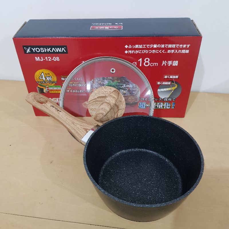 Panci Susu Yoshikawa Marble 18 cm