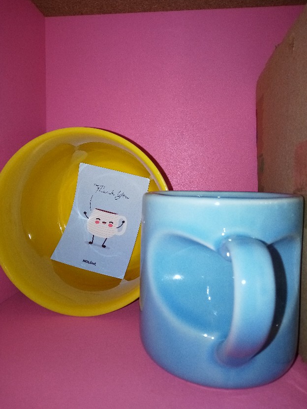 Nolimit Hampers Lebaran Mug Mangkok + Mug Keramik Mug Sup Besar 750 Ml Stoneware Tebal