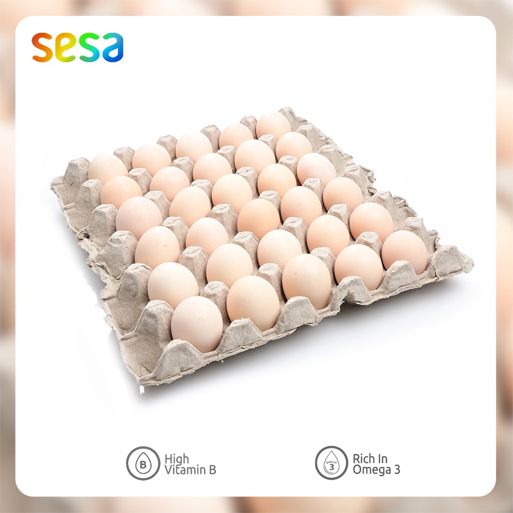 Sesa - Telur Ayam Kampung 30 pcs
