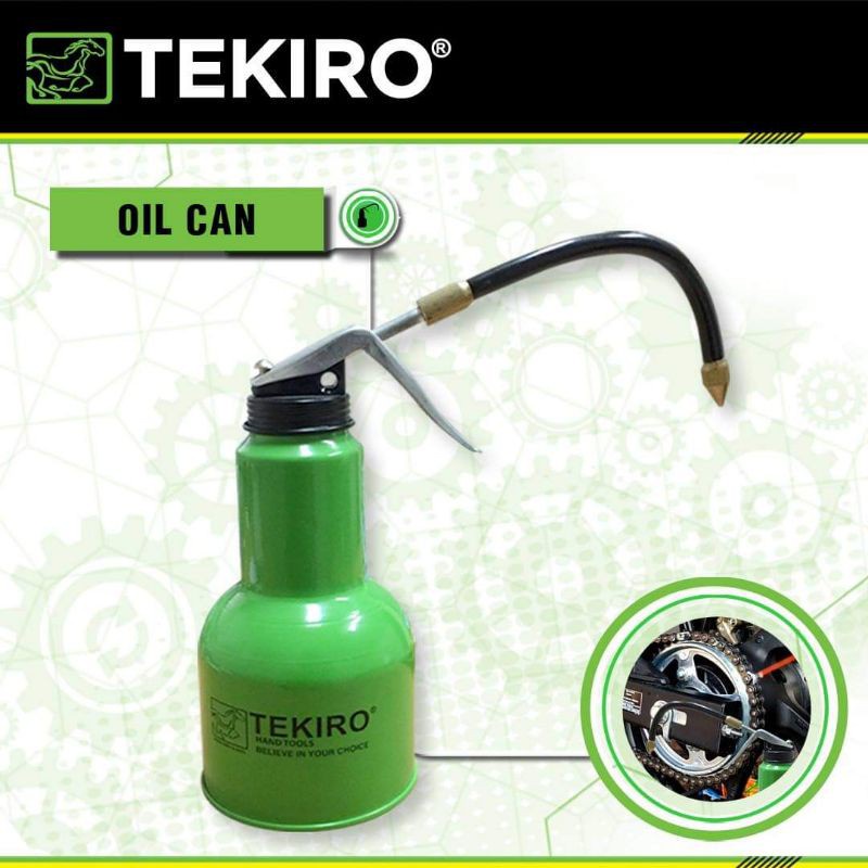 TEKIRO OIL CAN METAL AU-OC1414 Tekiro POMPA OLI BOTOL 500 ml Metal Case - Oil Can TEKIRO