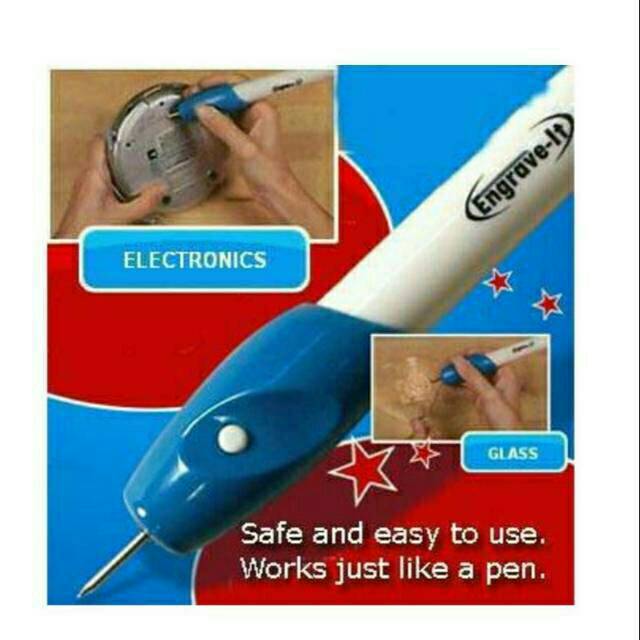 Pen alat ukir elektrik mengukir kayu, besi plastik kaca