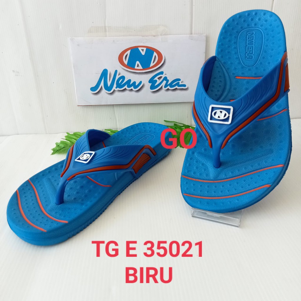 gof NEW ERA TG 35021 Sandal Japit Karet Anak Laki-Laki Sendal Pria Anti Slip Original