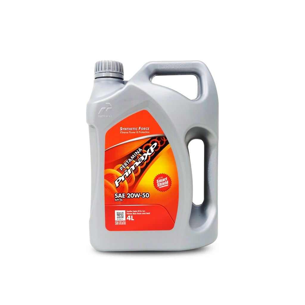 OLI PERTAMINA PRIMA XP SAE 20w-50 galon 4 liter