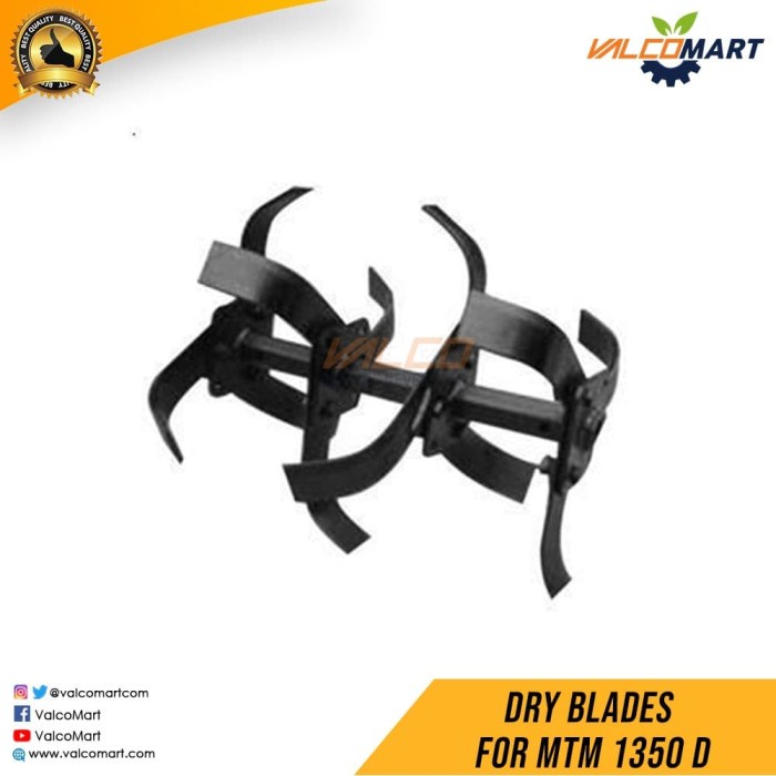 Dry blades untuk MTM 1350 D