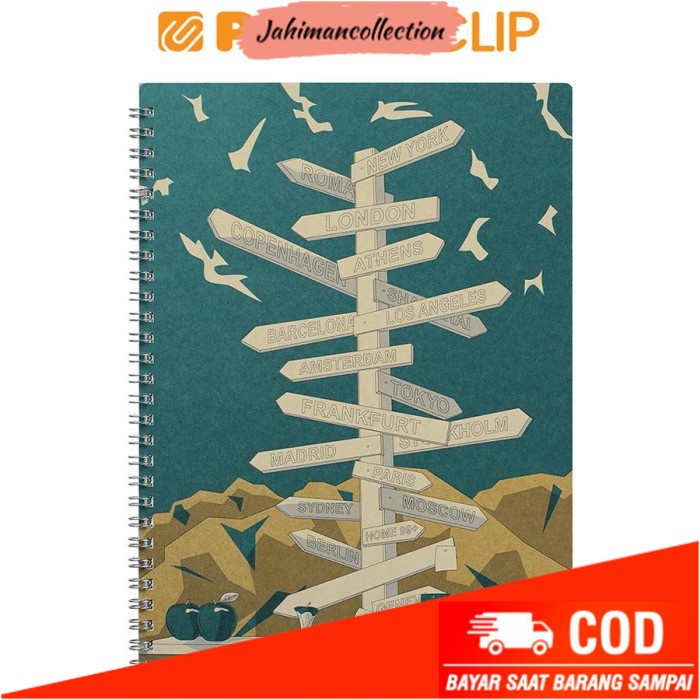 

✨ BISA COD ✨ NOTEBOOK B5 MARUMAN KUKUTO N688-02 BLUE