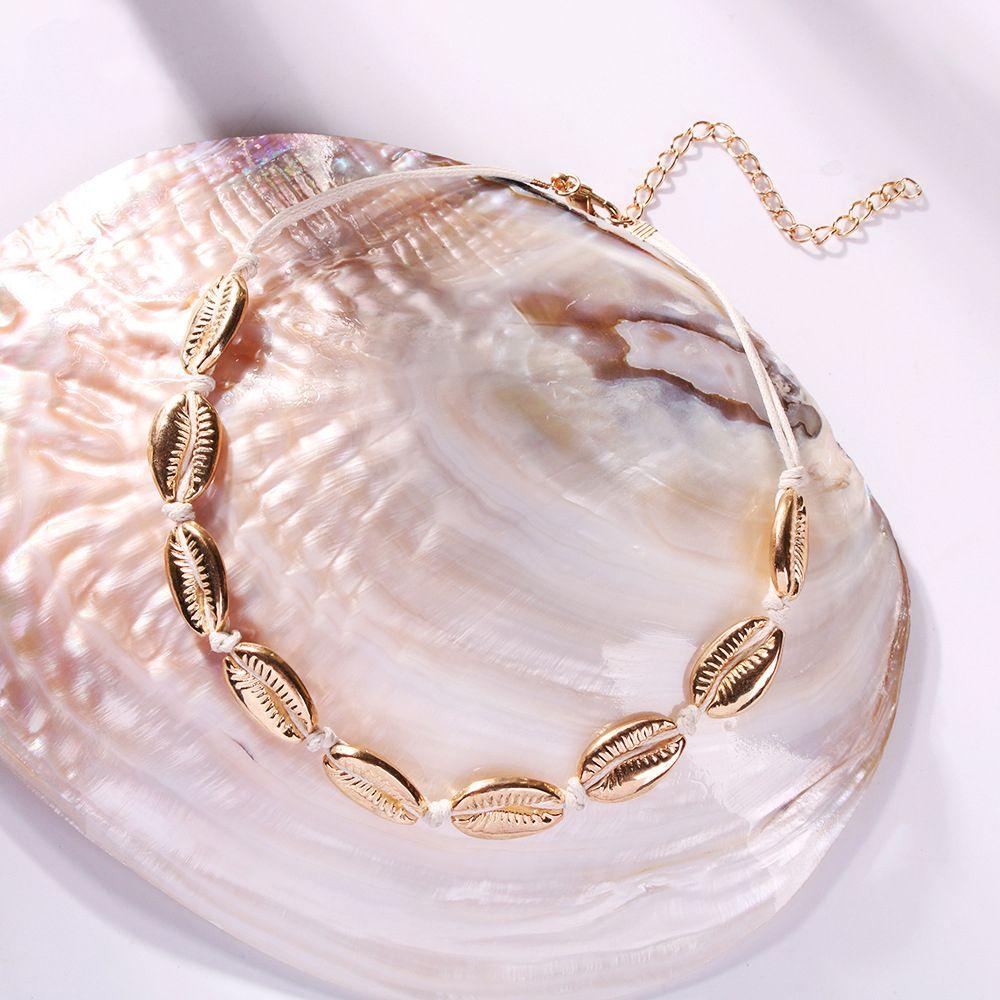 Lily Shell Kalung Fashion Bohemian Wanita Cewek Kerang Keong