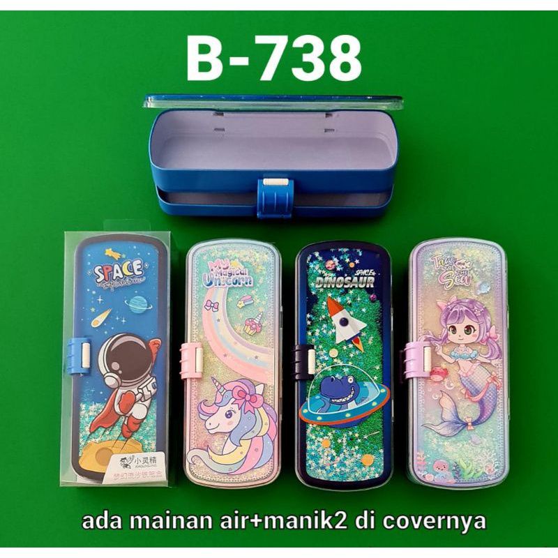 

Tempat Pensil Manik ada air B 738