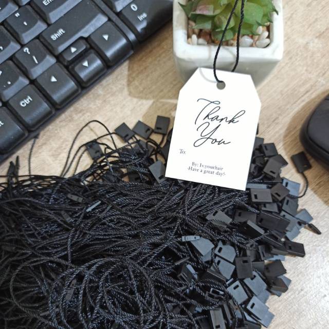 HANG TAG STRING / TALI HANG TAG / LOOP PIN ISI 1000 PCS