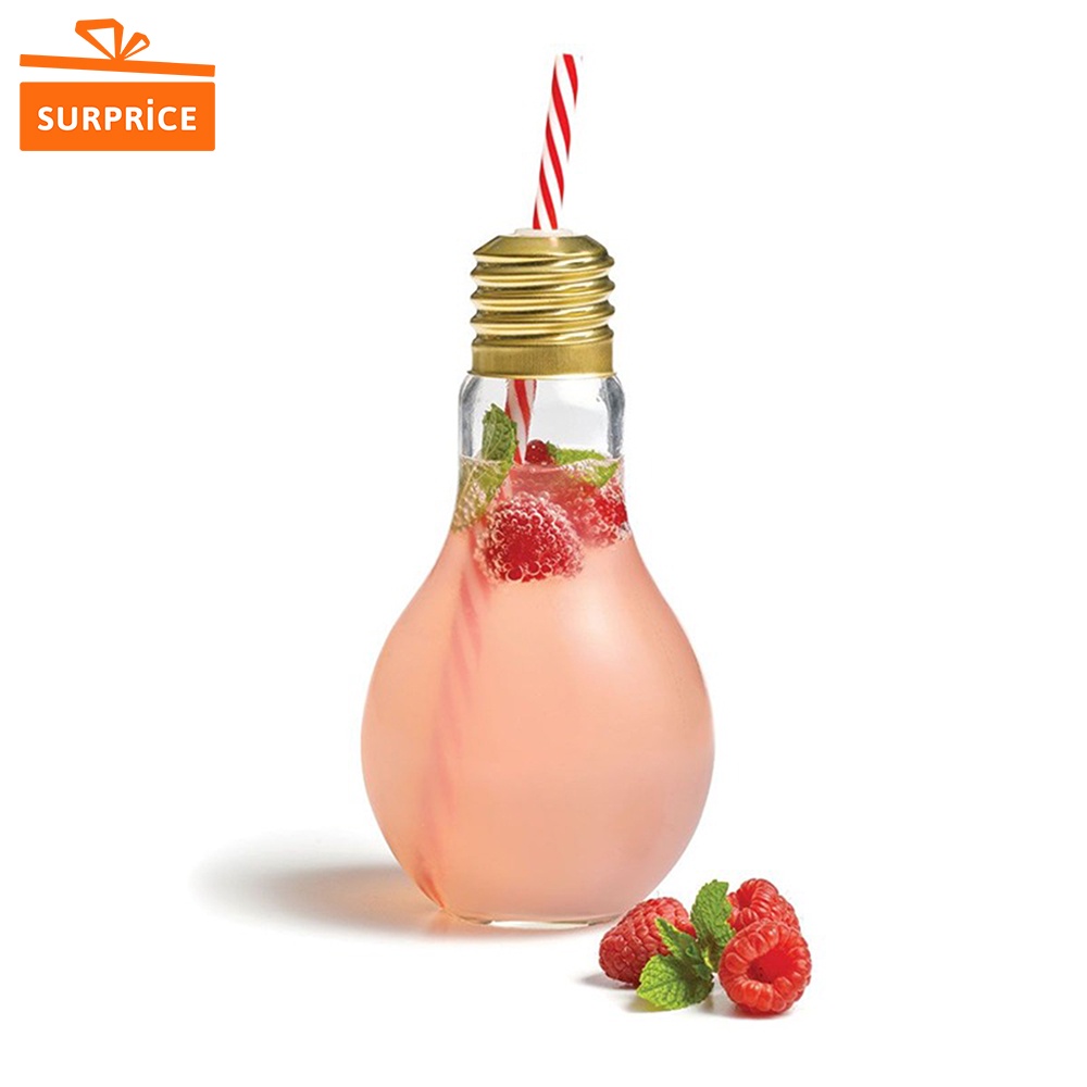 Surprice Gelas Bohlam / Gelas Cafe / Mug Cafe / Gelas Boba Soda / Gelas Unik-8
