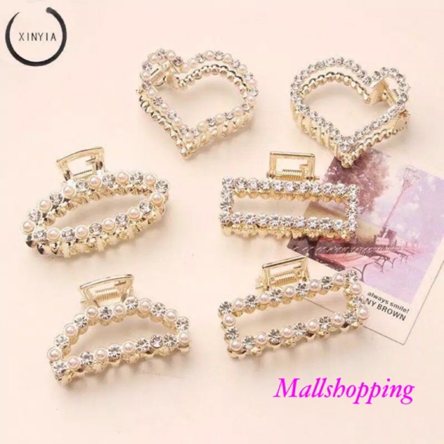 (COD) Jepit Rambut Side Clip Pearl Hairpin MALL SHOPPING