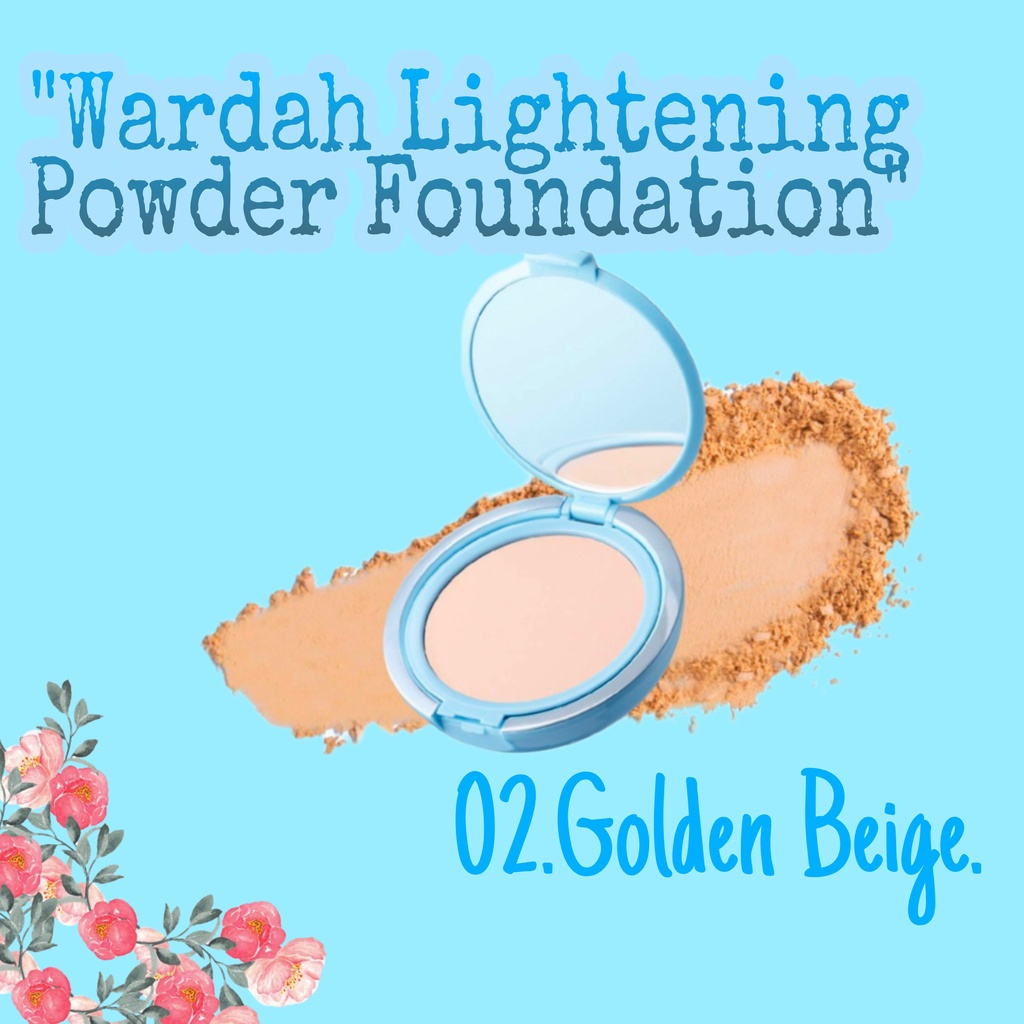 Wardah Lightening Powder Foundation Lighte Feel Fullsize / Refill (GROSIR)