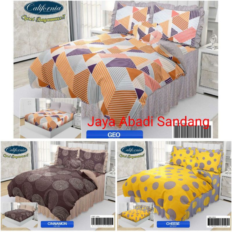 Harga bed cover merk california