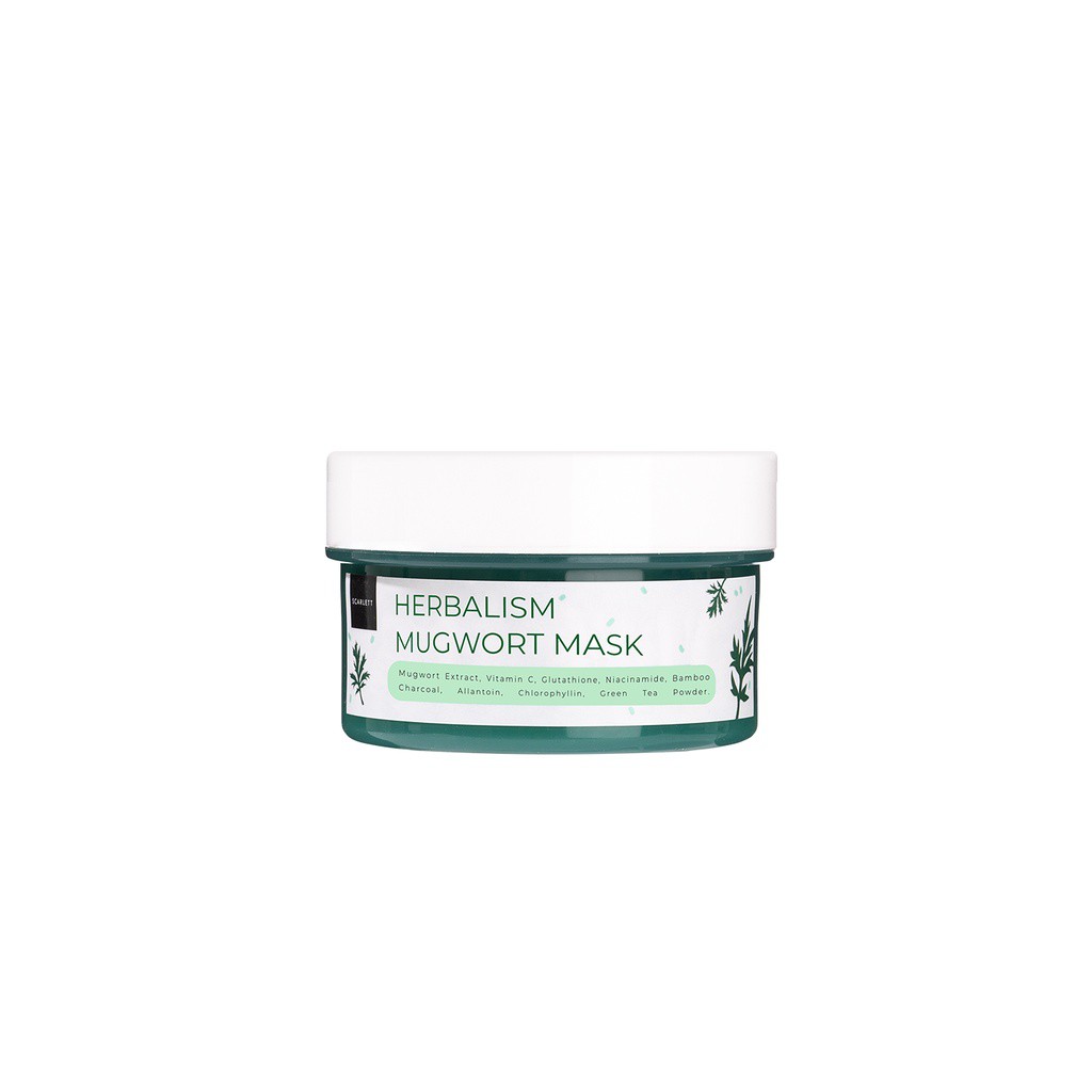 SCARLETT WHITENING Seriously Gel Mask &amp; Mugwort Mask 100g