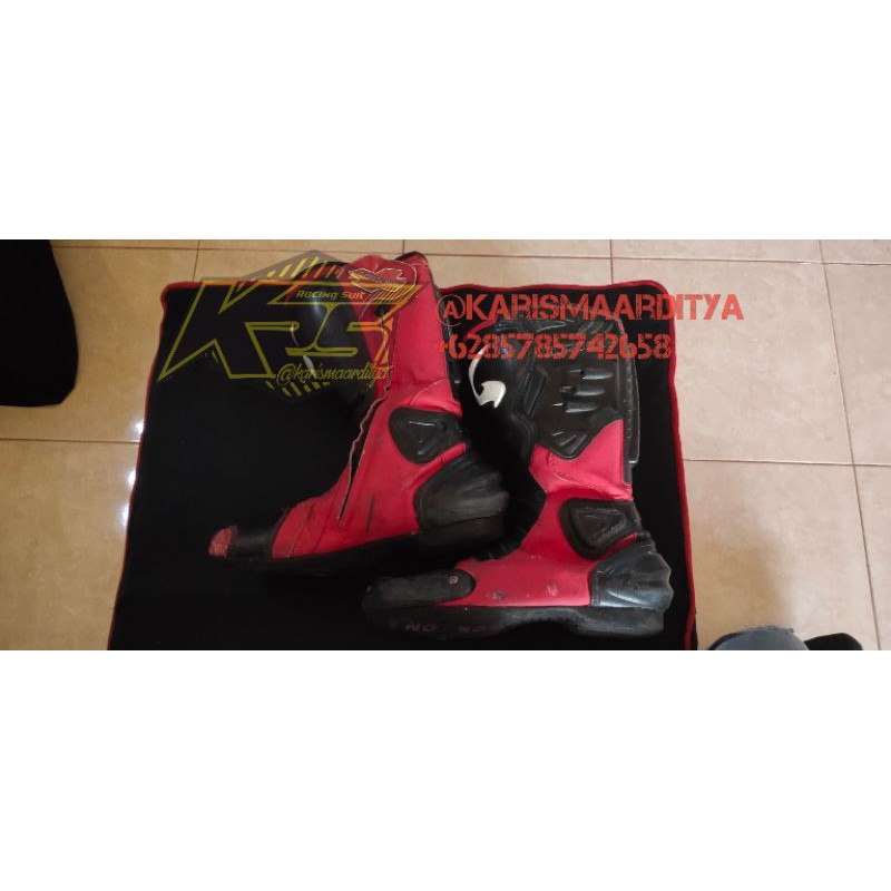 SEPATU ROADRACE GORDON, BUKAN ALPINESTARS, DAINESSE, HRP, ARDIANS, SND, SPEED, SIDI