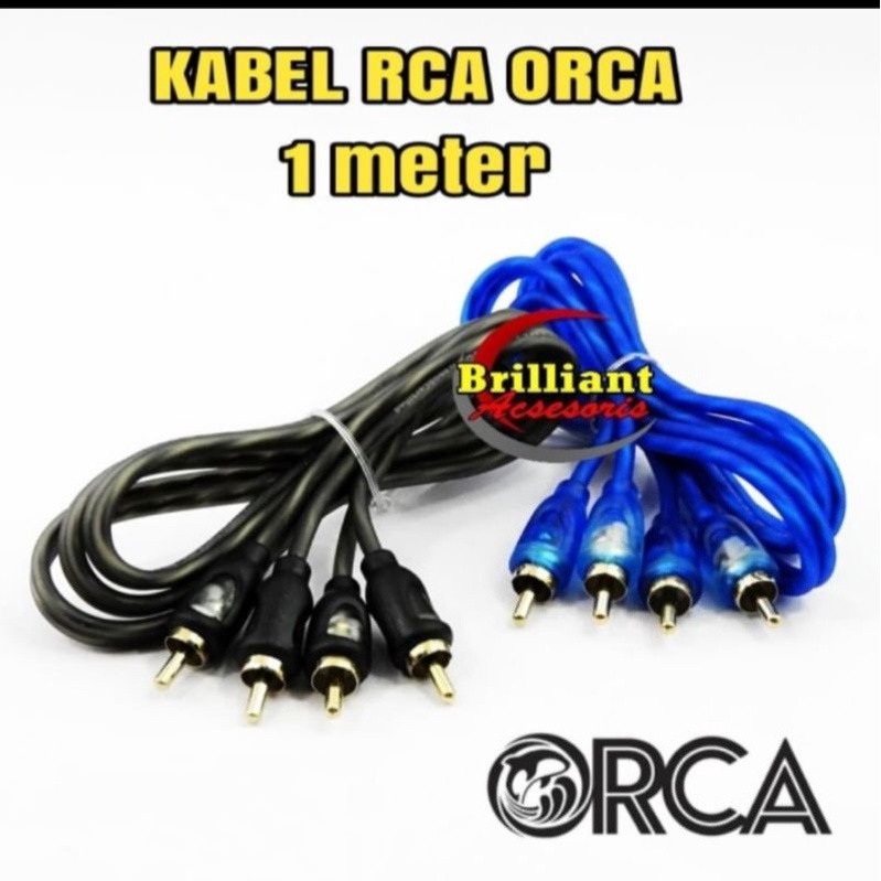 Kabel Audio Jack RCA Stereo - 1meter / 2meter / 3meter