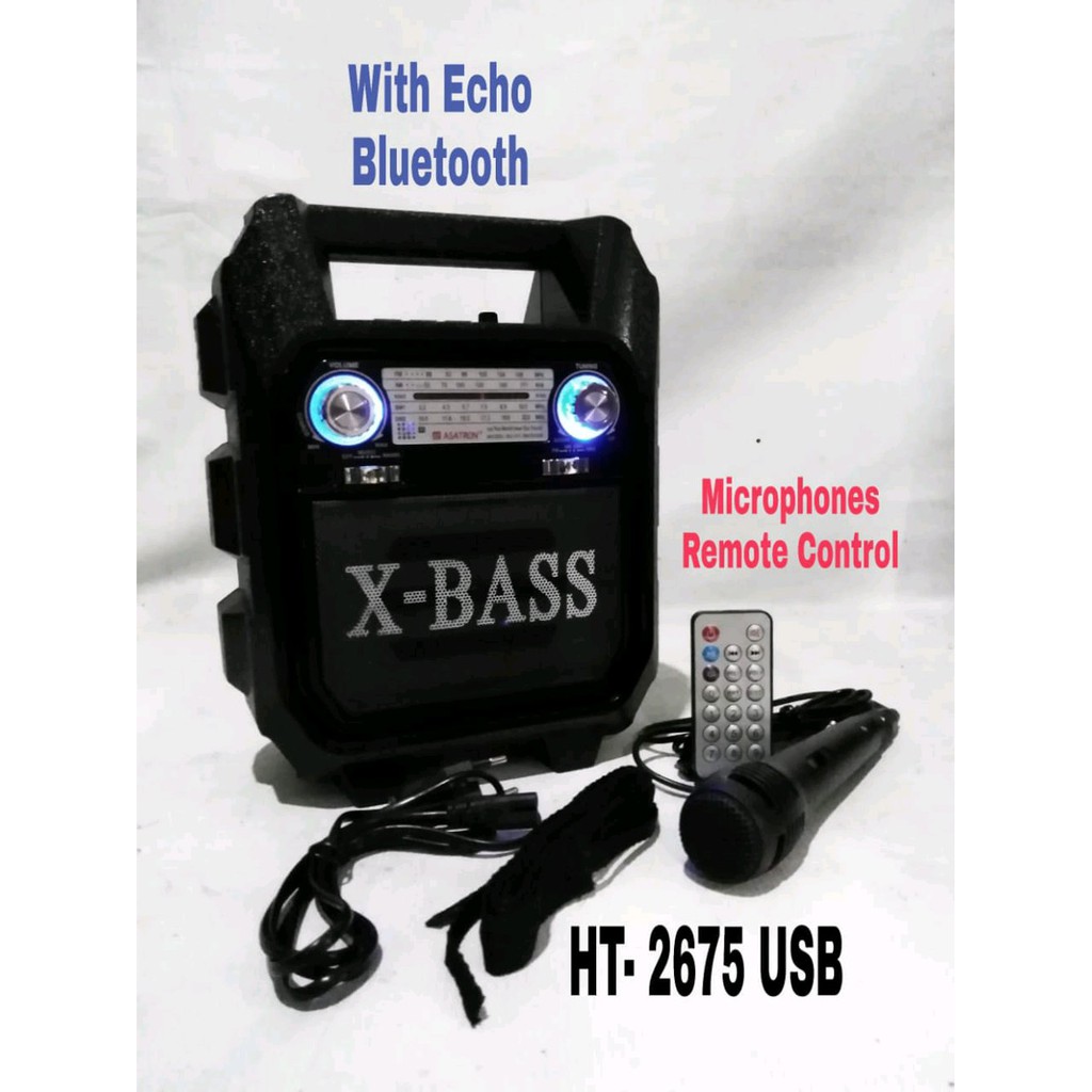 Unik asatron portabel speaker ht2675 Murah