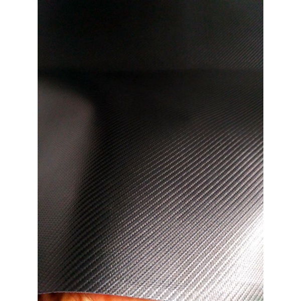 Kulit Jok Motor Polos Karbon hitam