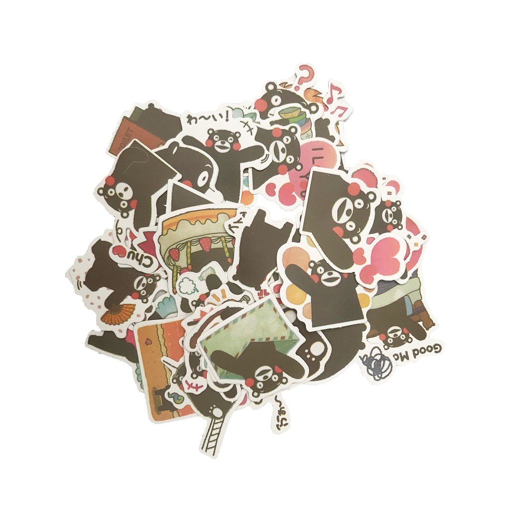 Cheerish kumamon flake sticker